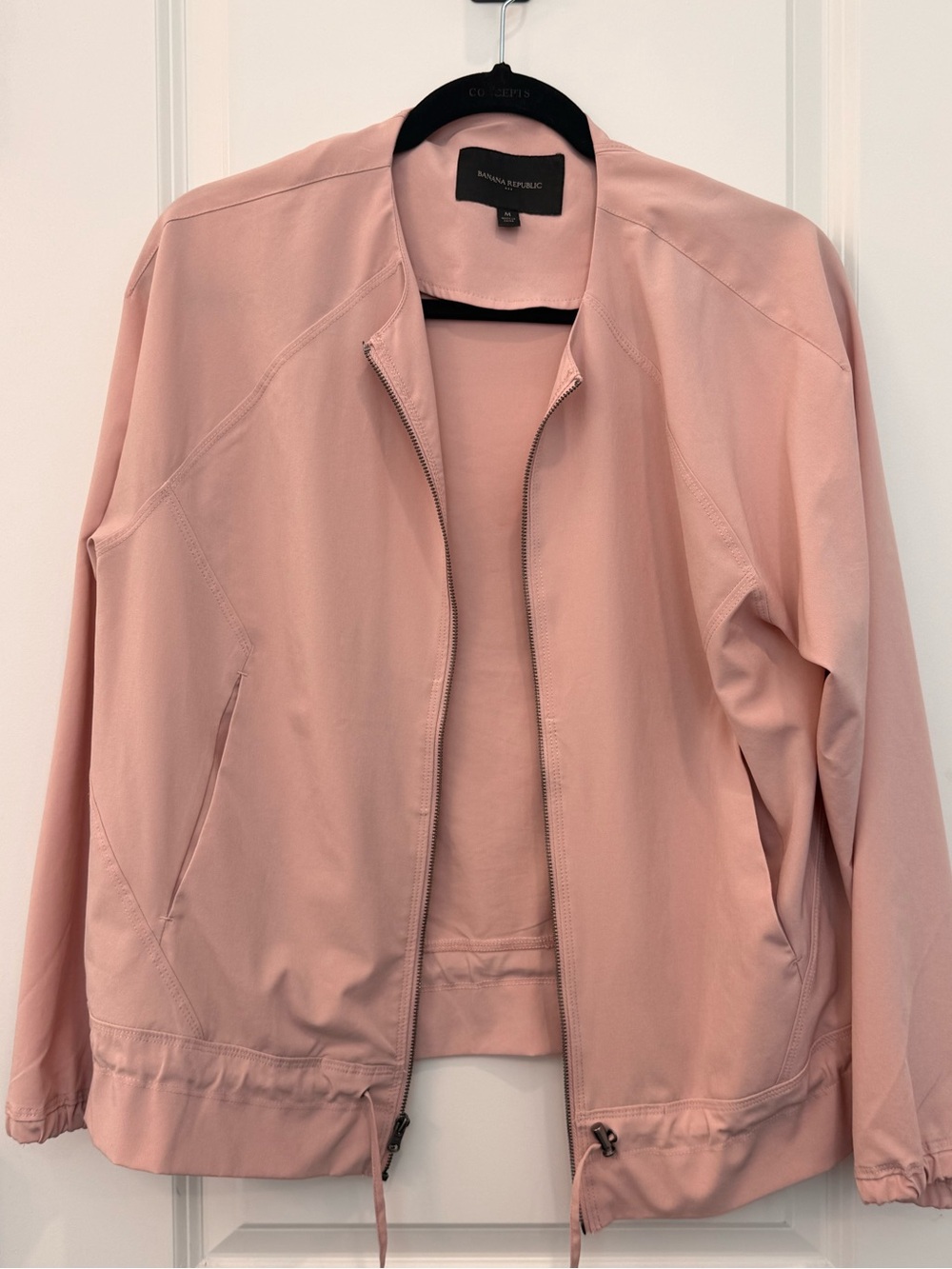 Light Pink Women’s Jacket Banana Republic Size Medium Rain Jacket